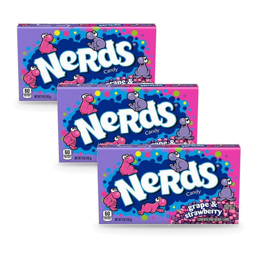Nerds Grape Strawberry 5oz Theater Box 3-Pack