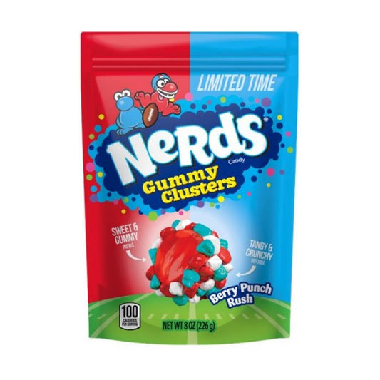 Nerds Gummy Clusters Berry Punch Rush 8oz Bags
