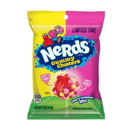 Nerds Gummy Clusters Cherry Lemonade Blitz 5oz Peg Bags