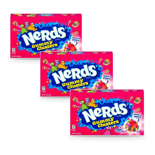 Nerds Gummy Clusters Theater Boxes 3oz 3-Pack