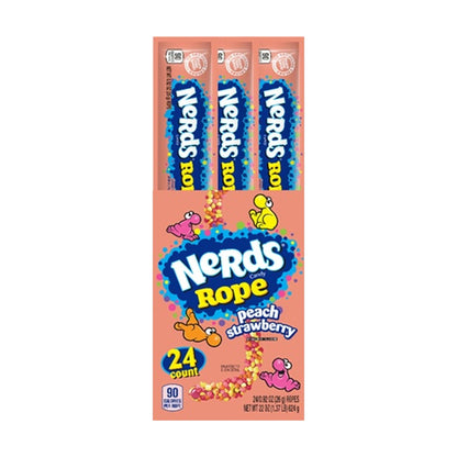 Nerds Rope Peach Strawberry .92oz 24ct Box