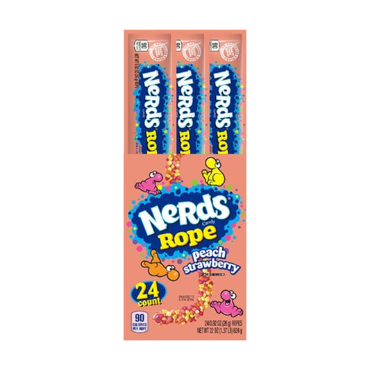 Nerds Rope Peach Strawberry .92oz 24ct Box