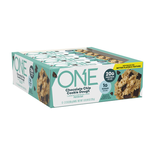 ONE Protein Bar Chocolate Chip Cookie Dough 2.12oz 12ct box