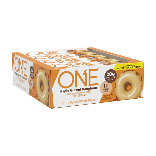 ONE Protein Bar Maple Glazed Doughnut 2.12oz 12ct box