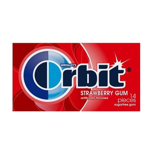Orbit Strawberry Remix Sugar-Free Gum 14pc Packs