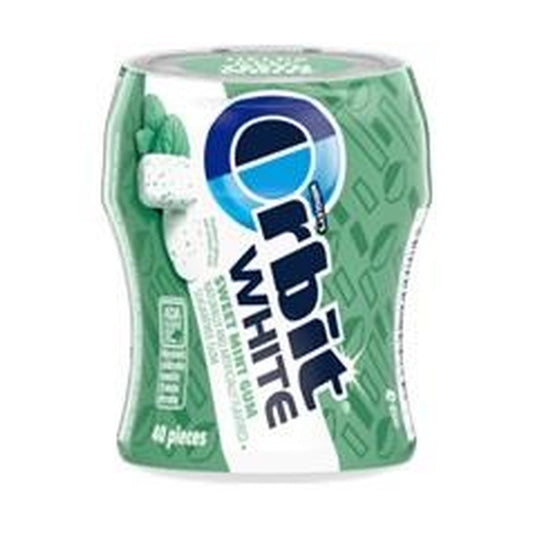 Orbit White Bottle Sweet Mint Sugar-Free Gum (40 Pieces)