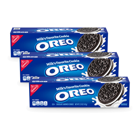 Oreo Chocolate Sandwich Cookies 5.2oz 3-pack