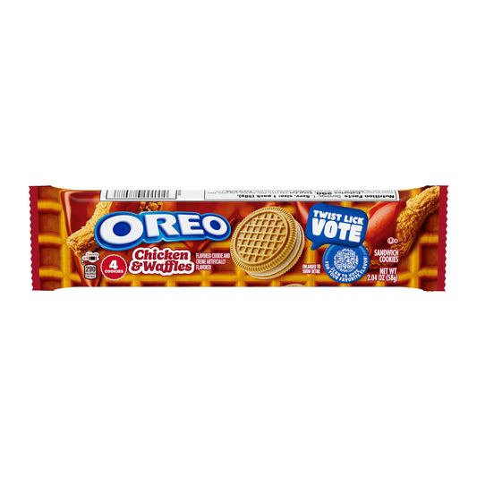 Oreo Limited Edition Chicken & Waffles King Size 2.04oz 12ct pack — full package