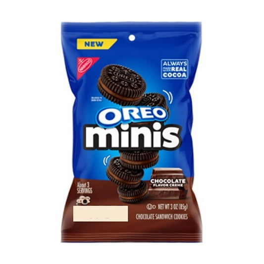 Oreo Mini Chocolate Creme Cookies 3oz Big Bags