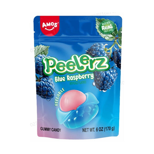 Peelerz Gummy Blue Raspberry 6oz Peg Bags