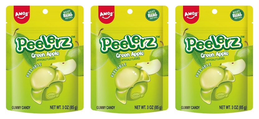 Peelerz Gummy Green Apple 3oz Peg Bags — 3-Pack