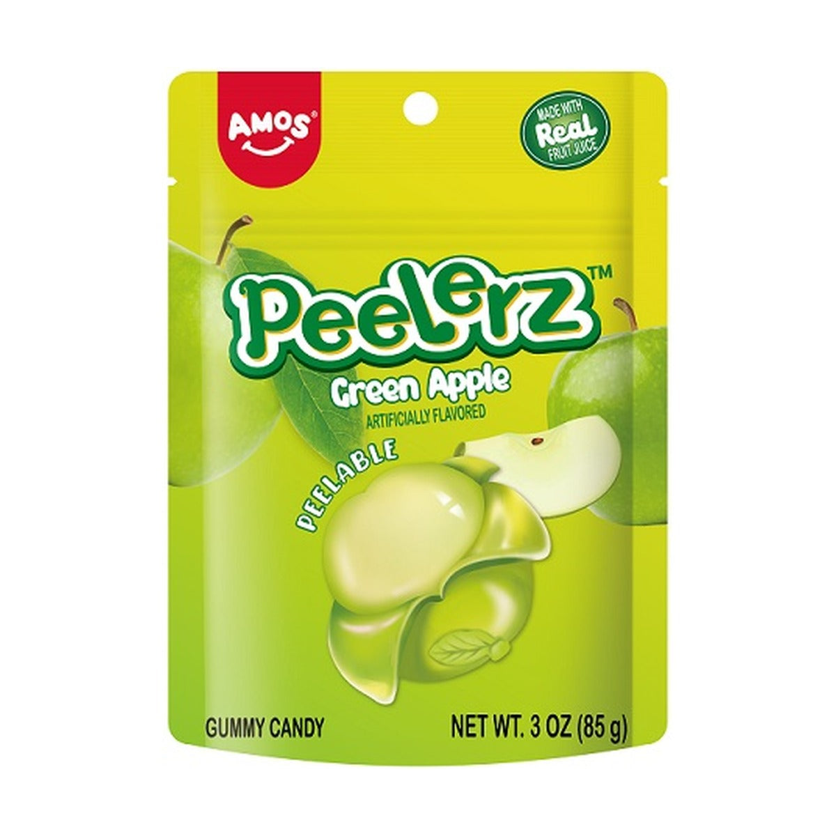 Peelerz Gummy Green Apple 3oz Peg Bags