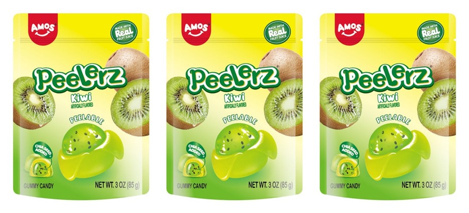Peelerz Gummy Kiwi 3oz Peg Bags — 3-Pack