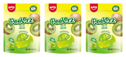 Peelerz Gummy Kiwi 3oz Peg Bags — 3-Pack