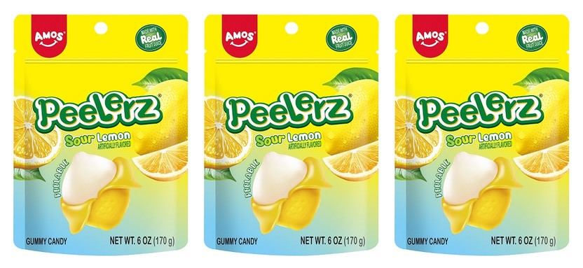 Peelerz Gummy Lemon 6oz Peg Bags — 3-Pack