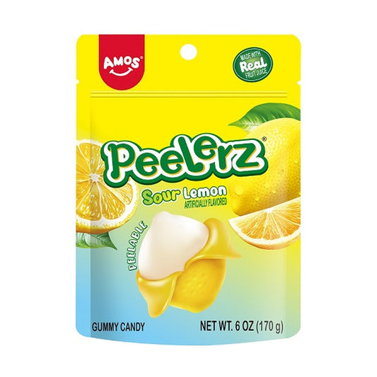 Peelerz Gummy Lemon 6oz Peg Bags