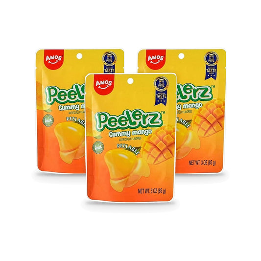 Peelerz Gummy Mango 3oz Peg Bags — 3-Pack