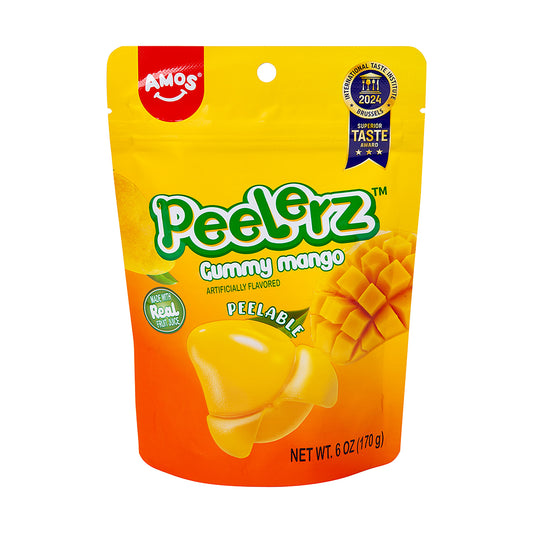 Amos Peelerz Gummy Mango 6oz Peg Bags single
