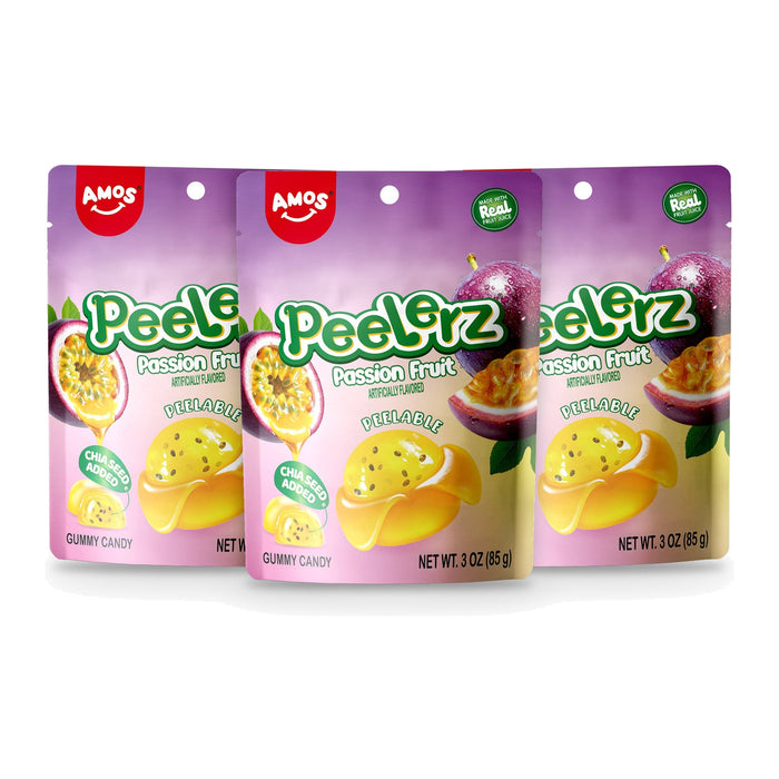 Peelerz Gummy Passion Fruit 3oz Peg Bags
