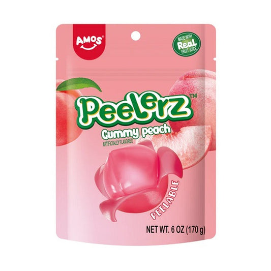 Peelerz Gummy Peach 6oz Peg Bags