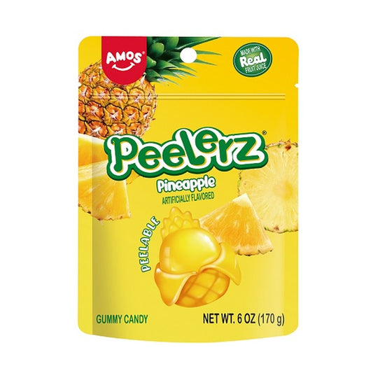 Peelerz Gummy Pineapple 6oz Peg Bags