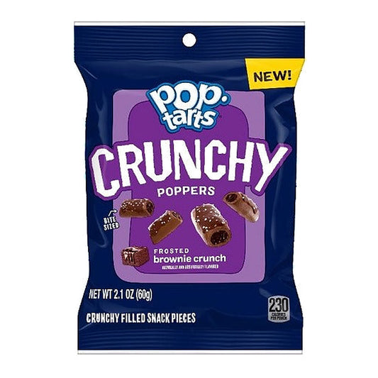 Pop-Tarts Crunchy Poppers Frosted Brownie 2.1oz pack — full package