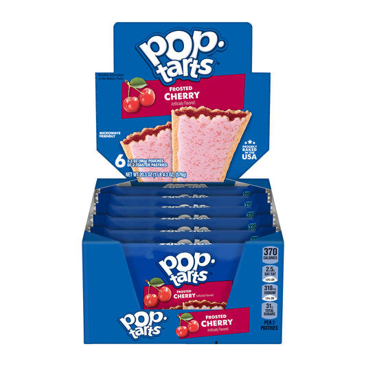 Pop-Tarts Frosted Cherry 3.67oz pack — full package