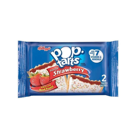 Pop-Tarts Frosted Strawberry 3.67oz pack — full package