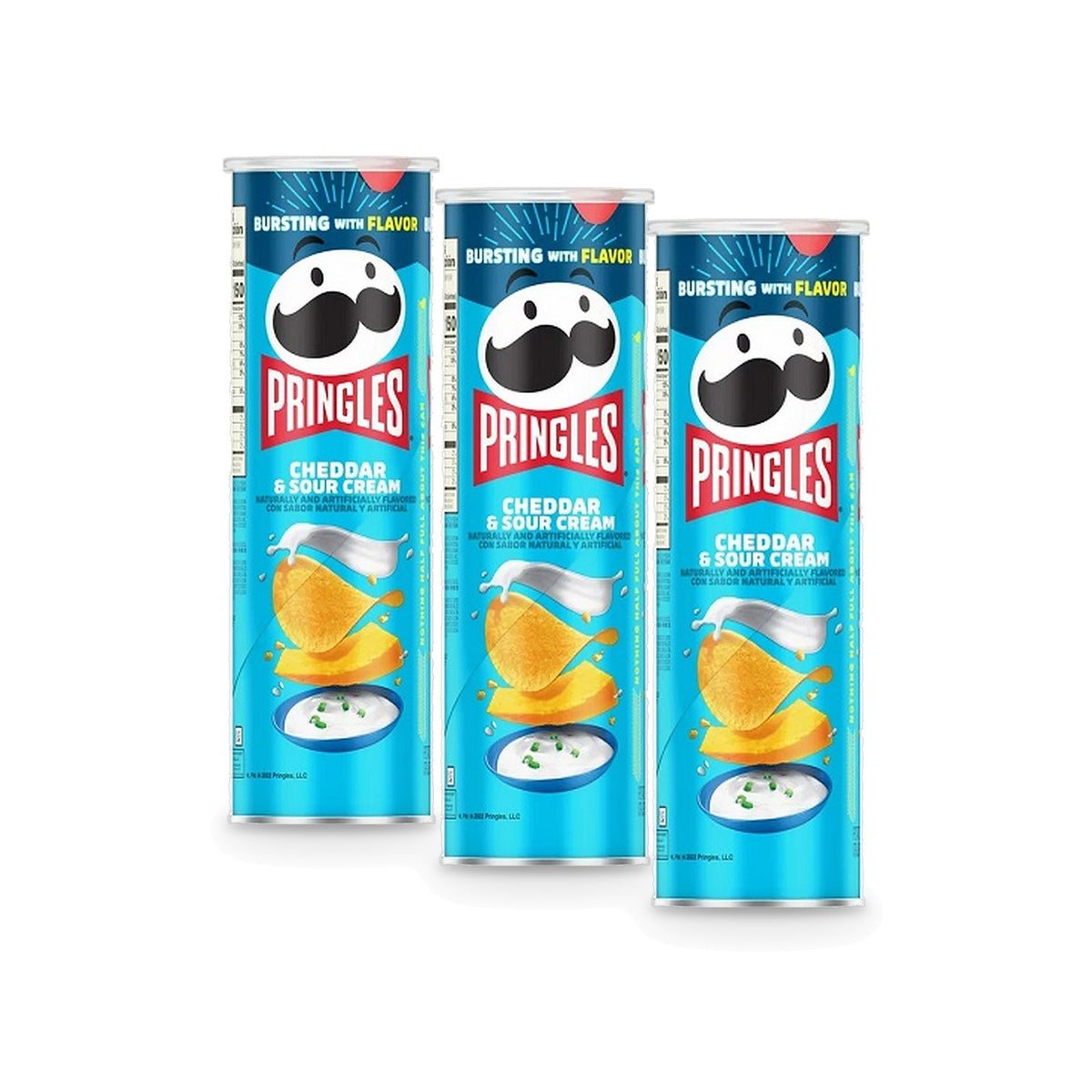 Pringles Cheddar Sour Cream 5.5oz 3-Pack