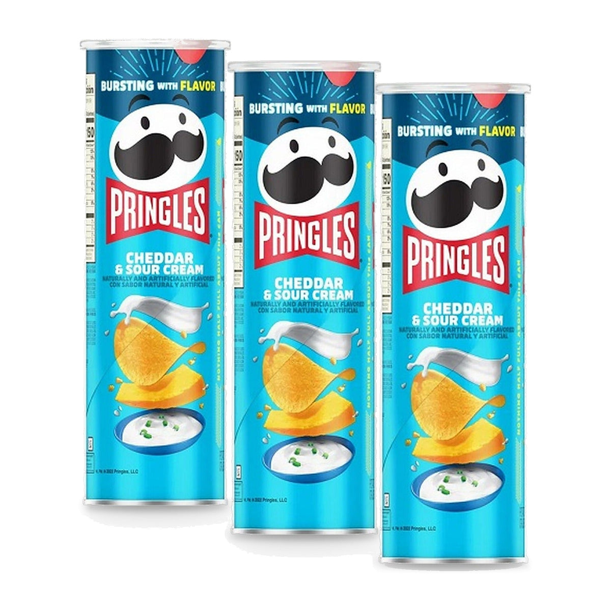 Pringles Cheddar Sour Cream 5.5oz 3-Pack