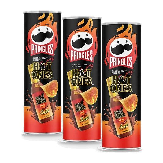 Pringles Hot Ones Rojo 5.5oz 3-Pack