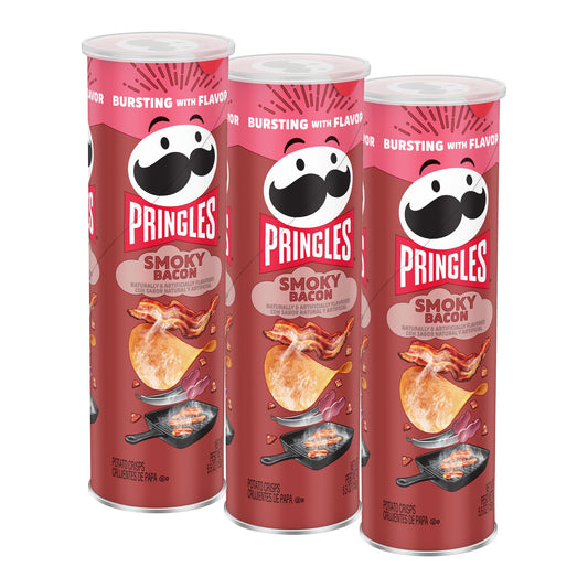 Pringles Smoky Bacon 5.5oz 3-Pack