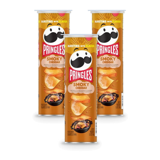 Pringles Smoky Cheddar 5.5oz 3-Pack