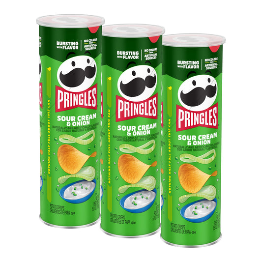 Pringles Sour Cream & Onion 5.5oz 3-Pack