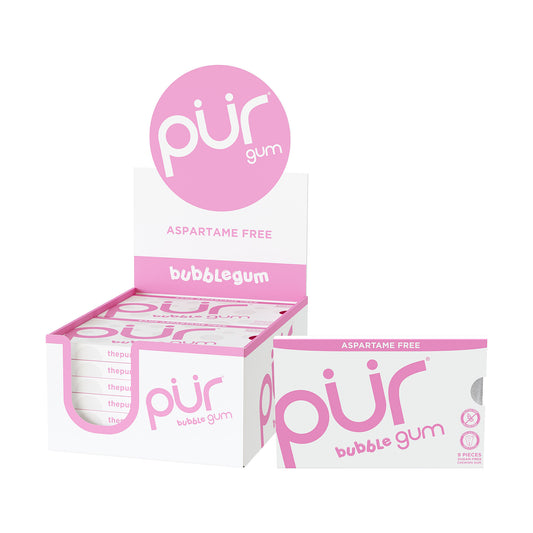 PUR Gum Bubblegum 9pc 12ct box