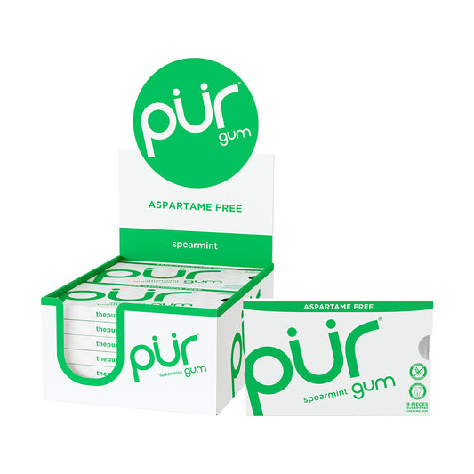 PUR Gum Spearmint 9pc 12ct box