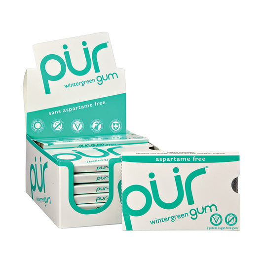 PUR Gum Wintergreen 9pc 12ct box