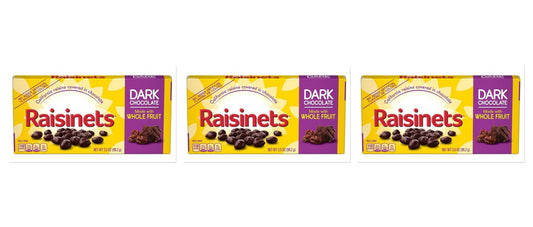 Raisinets Dark Chocolate 3.1oz Theater Box 3-Pack