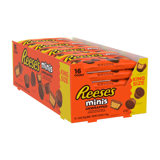 Reese's Minis Unwrapped King Size 2.5oz