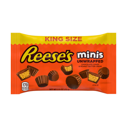 Reese's Minis Unwrapped King Size 2.5oz single
