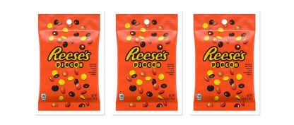 Reese's Pieces 4.8oz Peg Bag 3-Pack