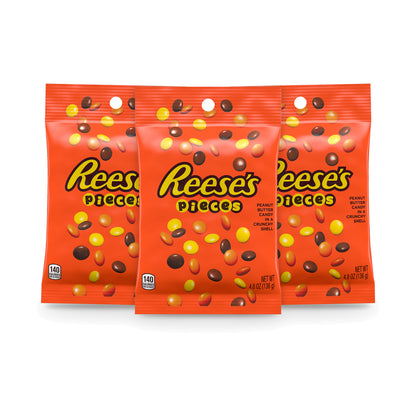 Reese's Pieces 4.8oz Peg Bag 3-pack
