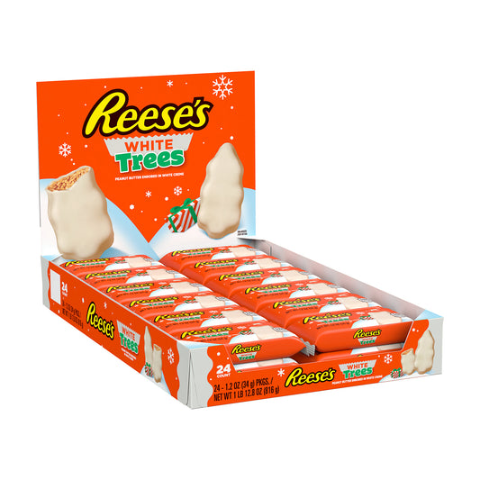 Reese's White Creme Peanut Butter Trees Limited Edition 1.2oz box