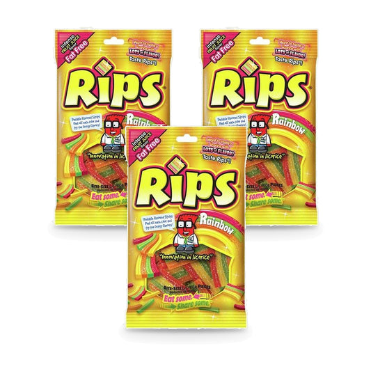 Rips Bites Rainbow 4oz Peg Bag 3-Pack