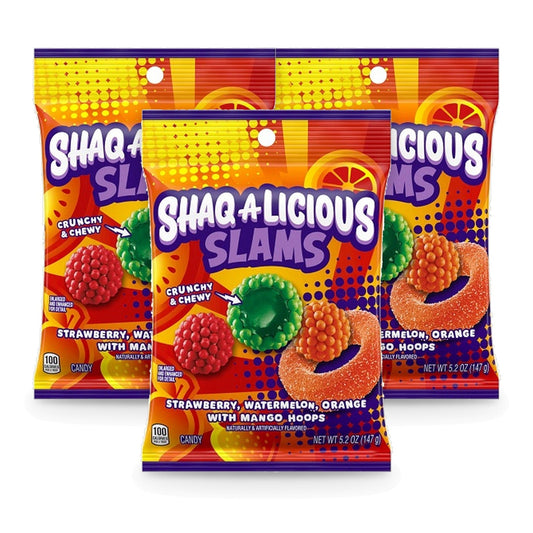 Shaq-A-Licious Slams Peg Bag 5.2oz 3-Pack