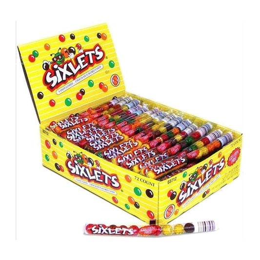 Sixlets Chocolate Candy Tubes 72ct — full package