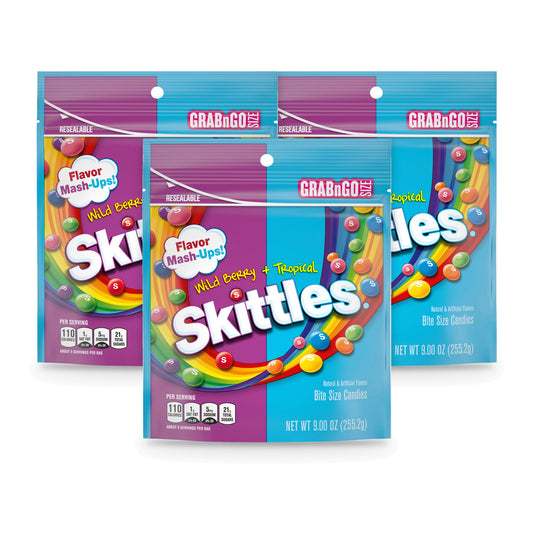 Skittles Mash-Ups 9oz Pouch 3-pack