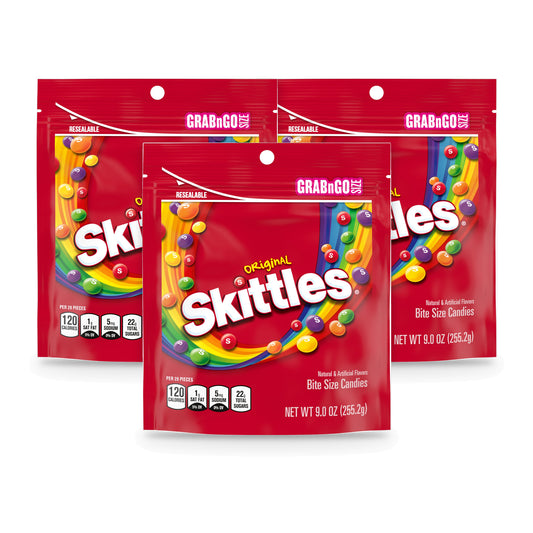 Skittles Original Pouch 9oz 3-Pack