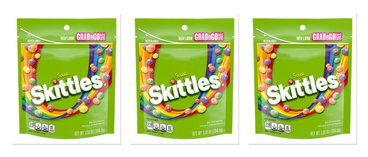 Skittles Sour 7.2oz Pouch 3-Pack