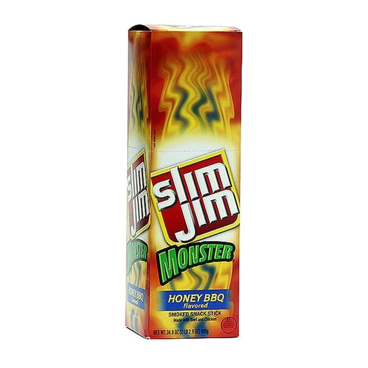 Slim Jim Monster Honey BBQ 1.94oz pack — full package